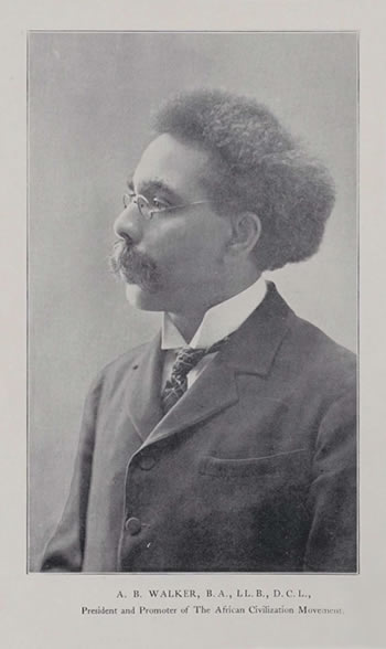 Photograph of A.B. Walker, editor of Neith